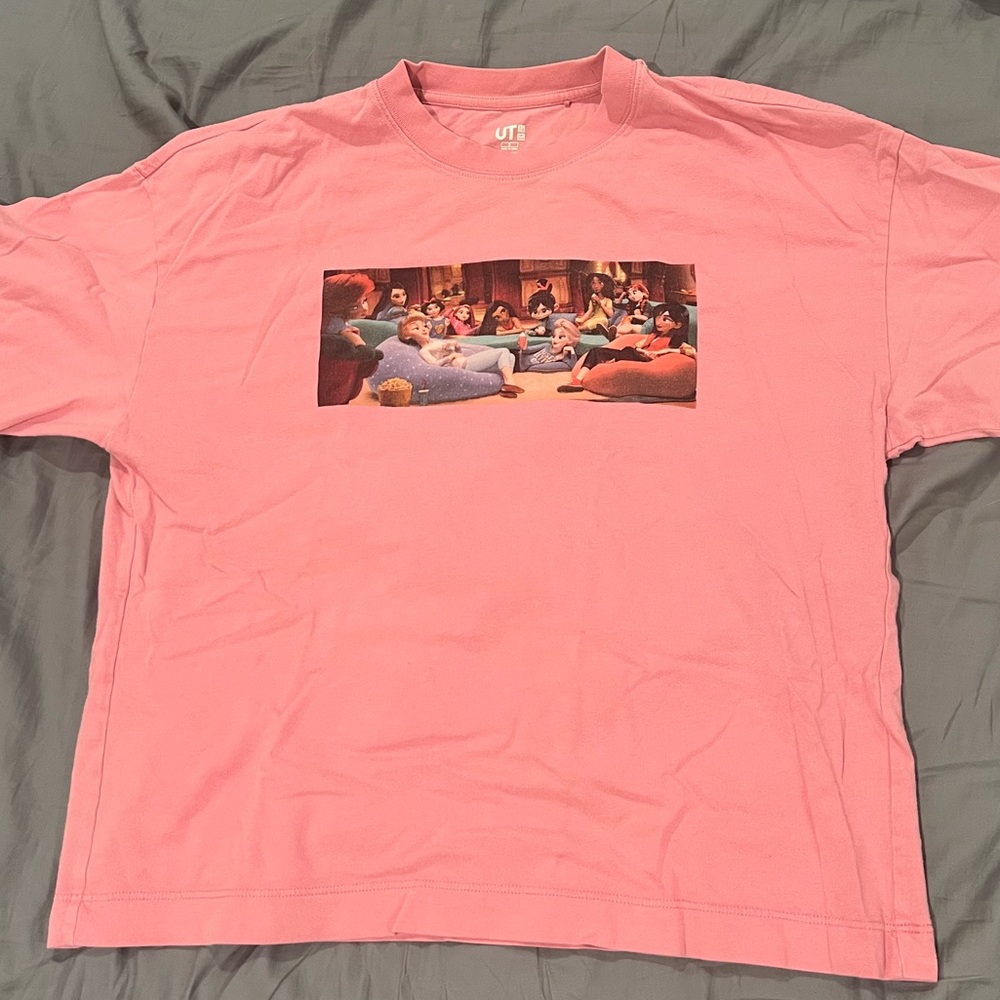 Disney x Uniqlo Pink Tee